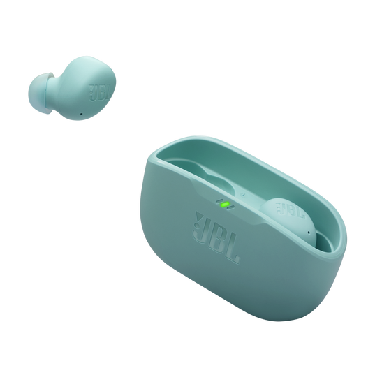 JBL Wave Buds 2 - Blue - True Wireless Noise Cancelling Earbuds - Detailshot 2
